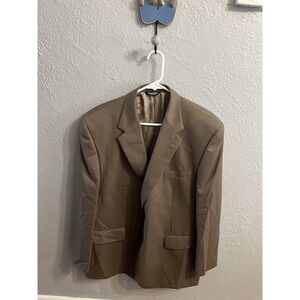 Chaps Blazer Mens 46R Brown Wool Sport Coat Suit‎ Jacket